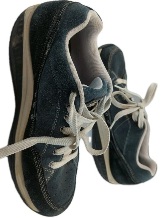 Skechers Shape Ups Size 13 EU 47.5 Leather Upper Blue main image 7
